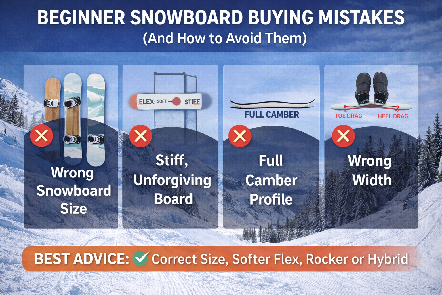 Beginner Snowboard Buying Mistakes (And How to Avoid Them)