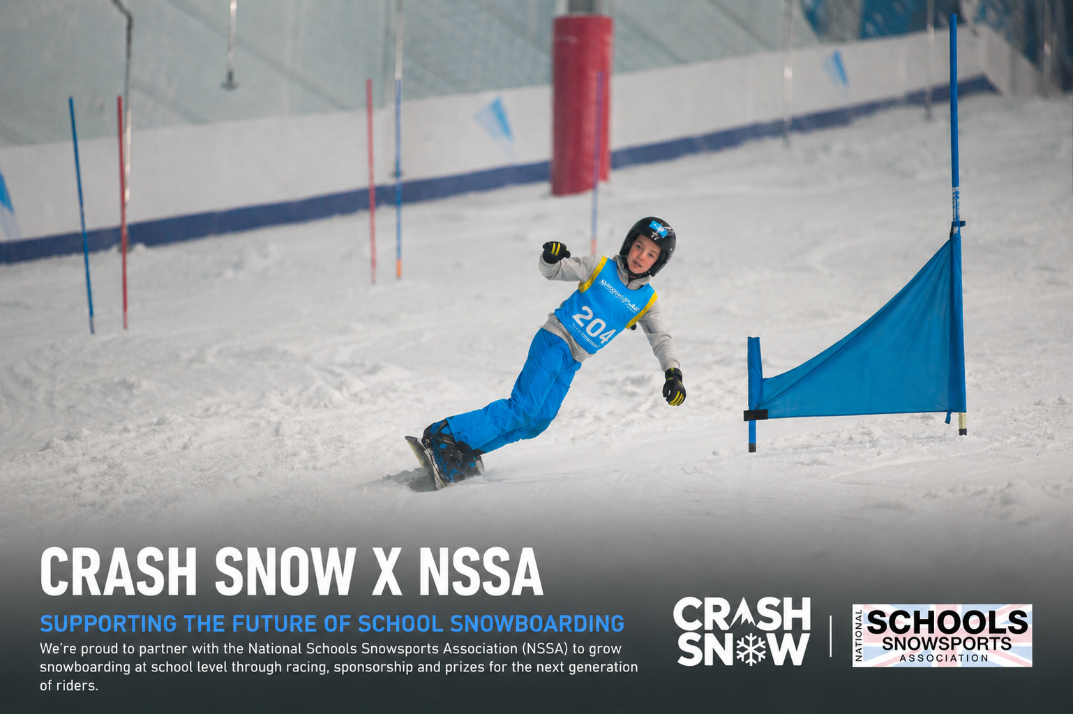 Crash Snow x NSSA: Supporting the Future of School Snowboarding