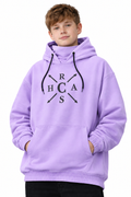 Bluebird Softshell Waterproof Oversized Hoodie – Lavender: Youth Crew