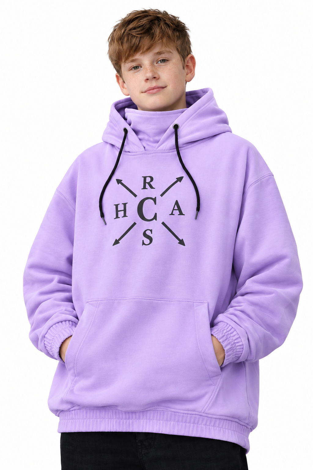 Bluebird Softshell Waterproof Oversized Hoodie – Lavender: Youth Crew