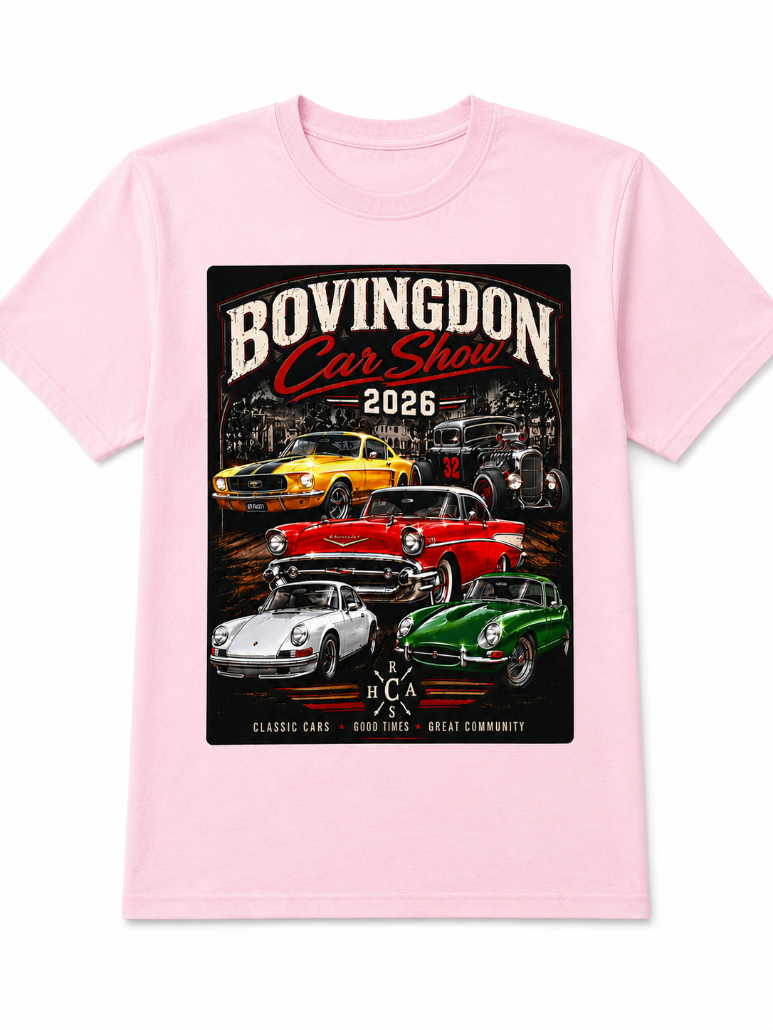 Bovingdon Car Show Pink