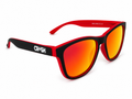 Crash Matt Black & Red Sunglasses