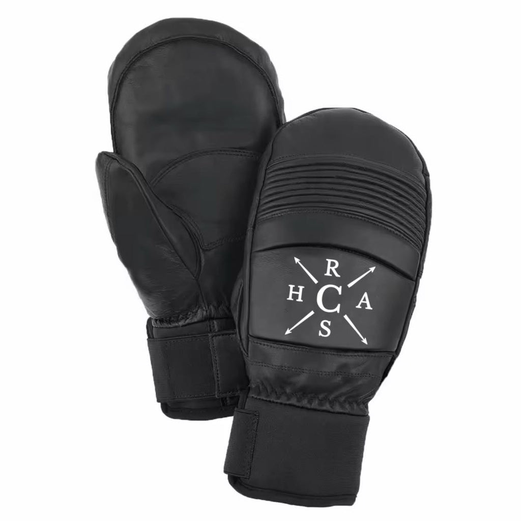 Blackout Leather Mitts