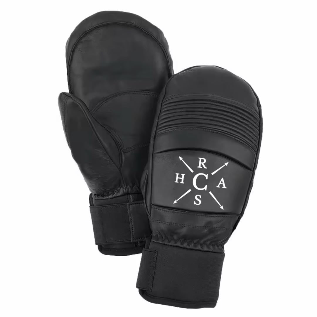 Blackout Leather Mitts