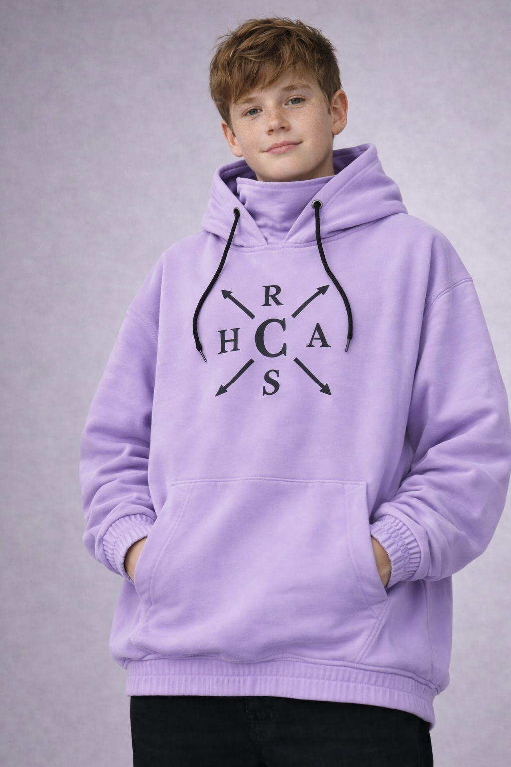 Bluebird Softshell Waterproof Oversized Hoodie – Lavender: Youth Crew