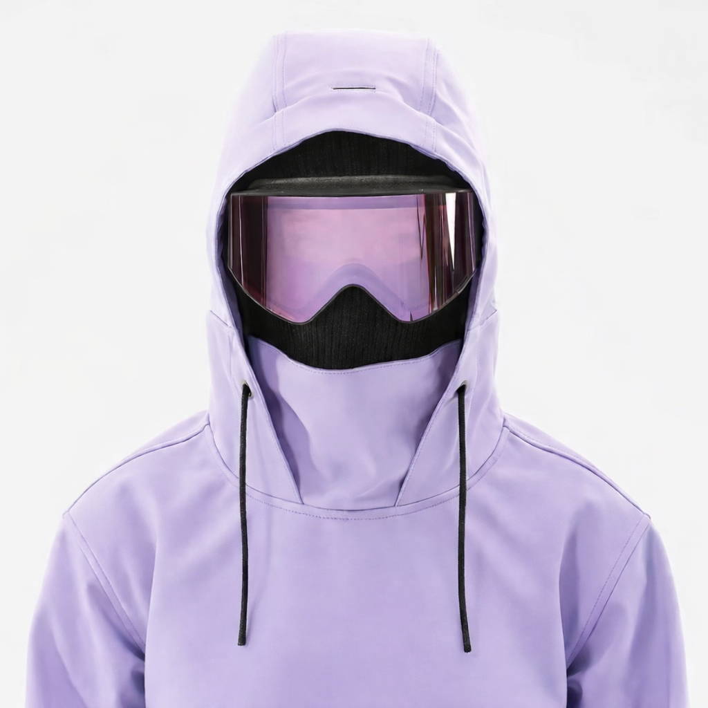 Bluebird Softshell Waterproof Oversized Hoodie – Lavender: Youth Crew