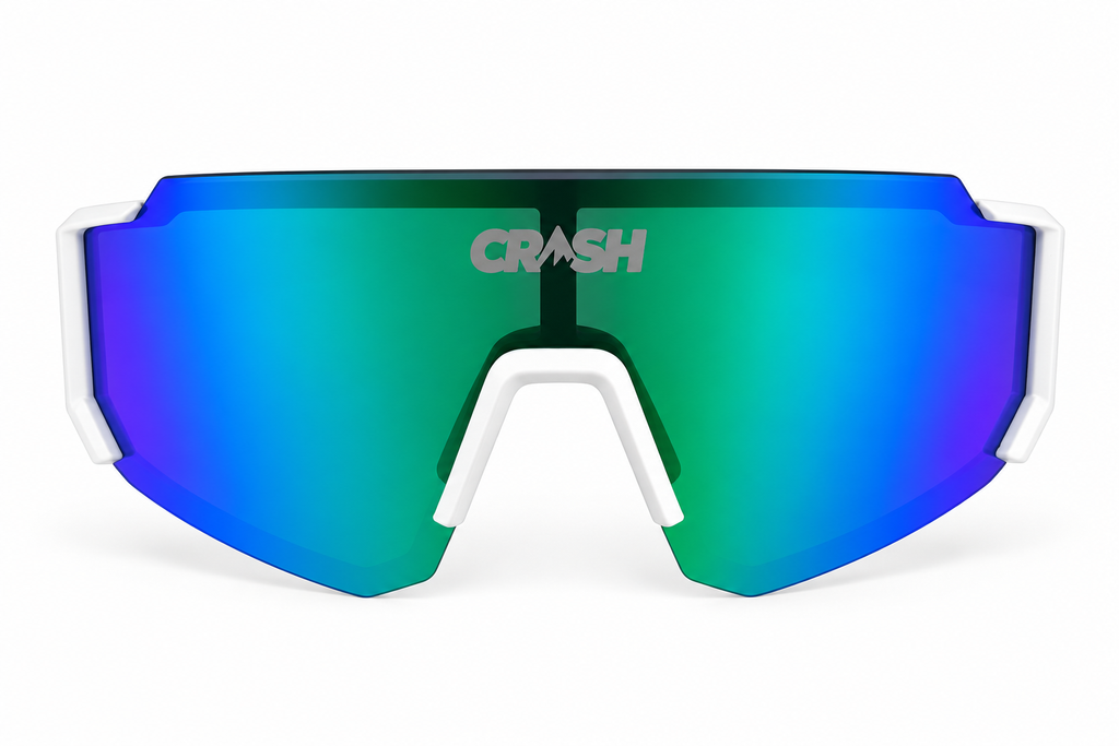Altitude White & Green Sunglasses