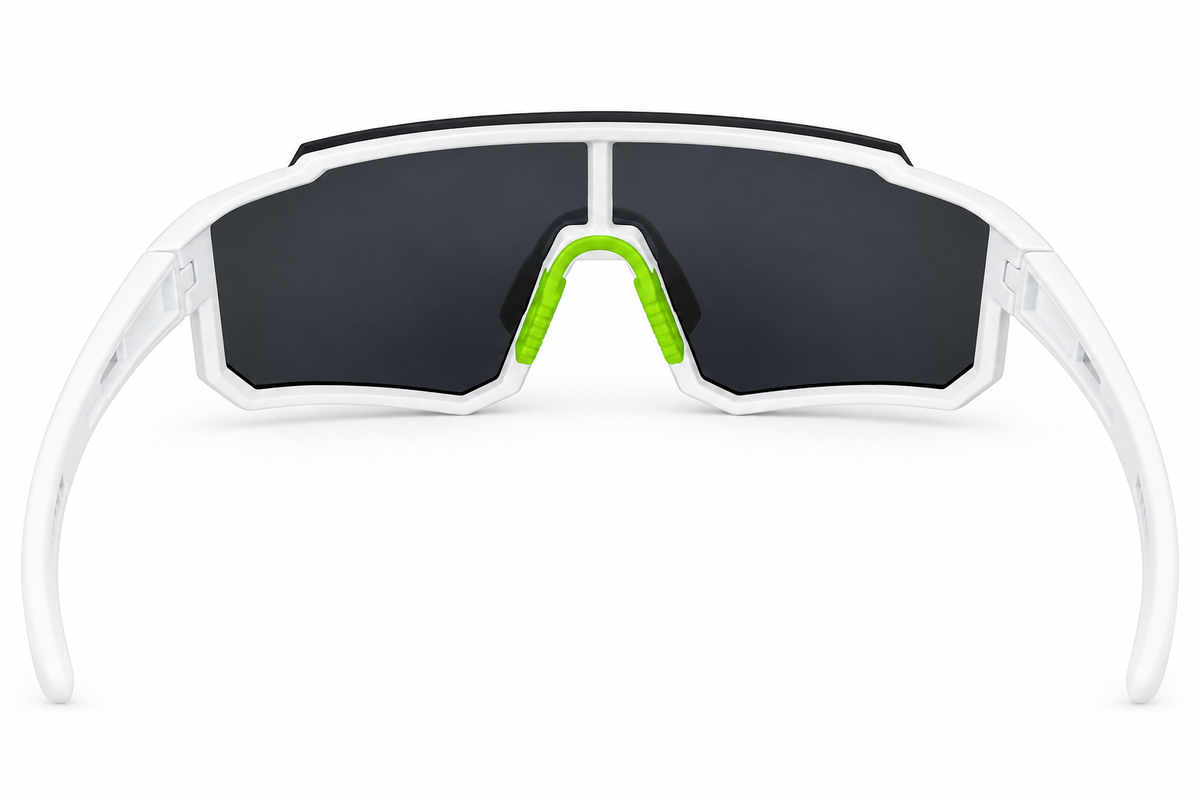 Altitude White & Green Sunglasses