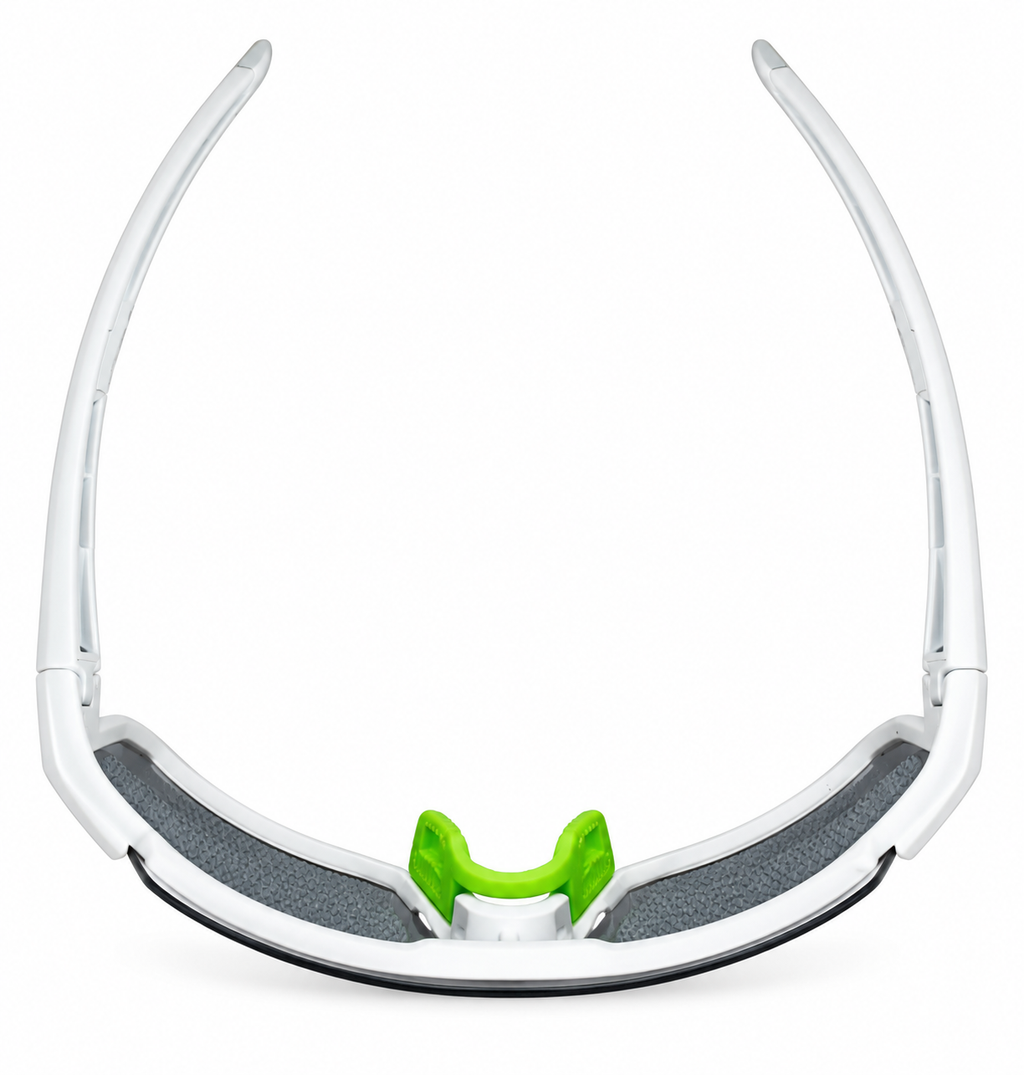 Altitude White & Green Sunglasses