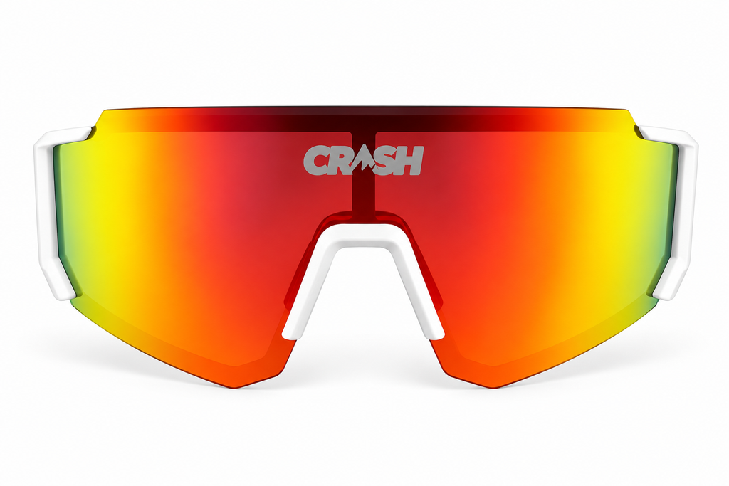 Altitude White & Red Sunglasses