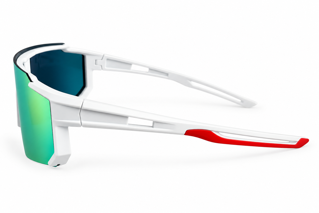 Altitude White & Red Sunglasses