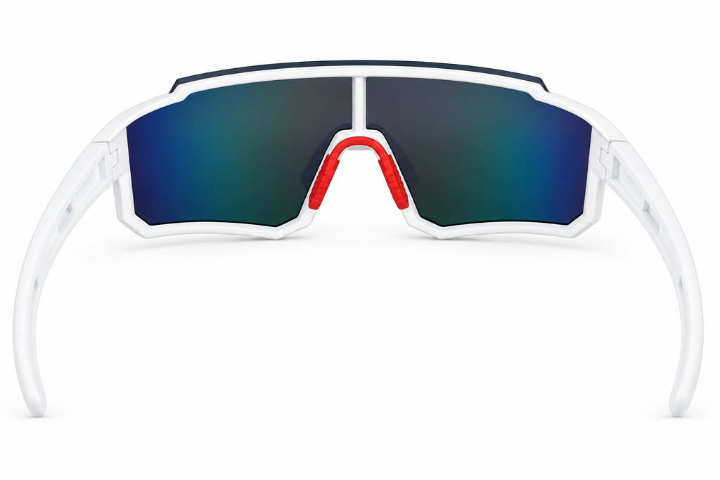 Altitude White & Red Sunglasses