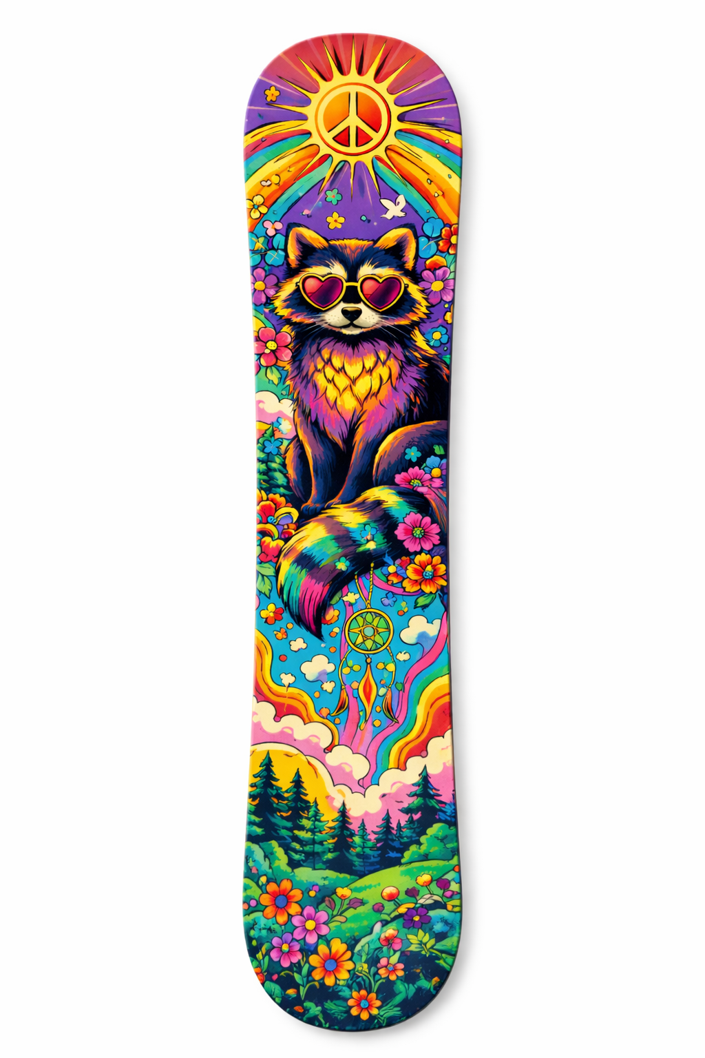 “Cosmic Raccoon” Custom One-Off Snowboard