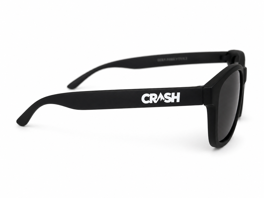 Crash Matt Black Sunglasses