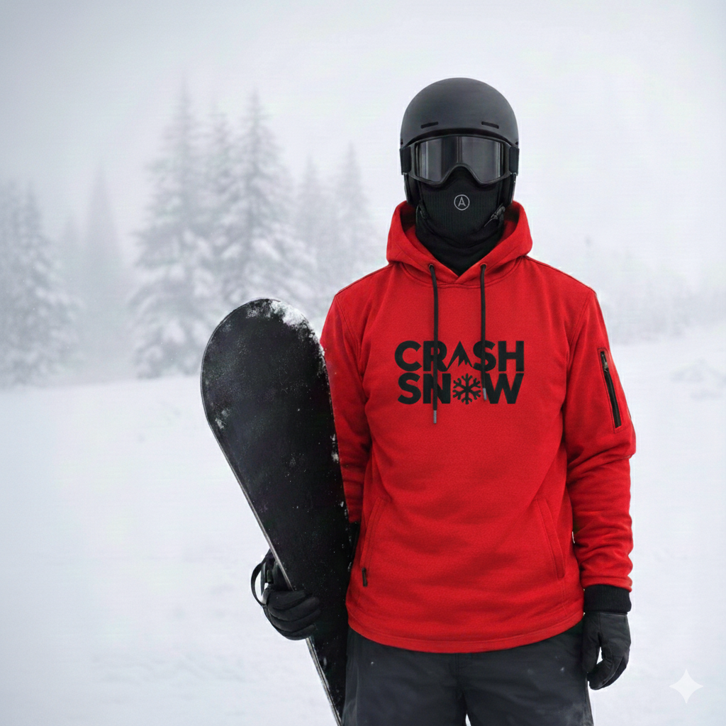 Stealth Tech Hoodie - Cherry Red