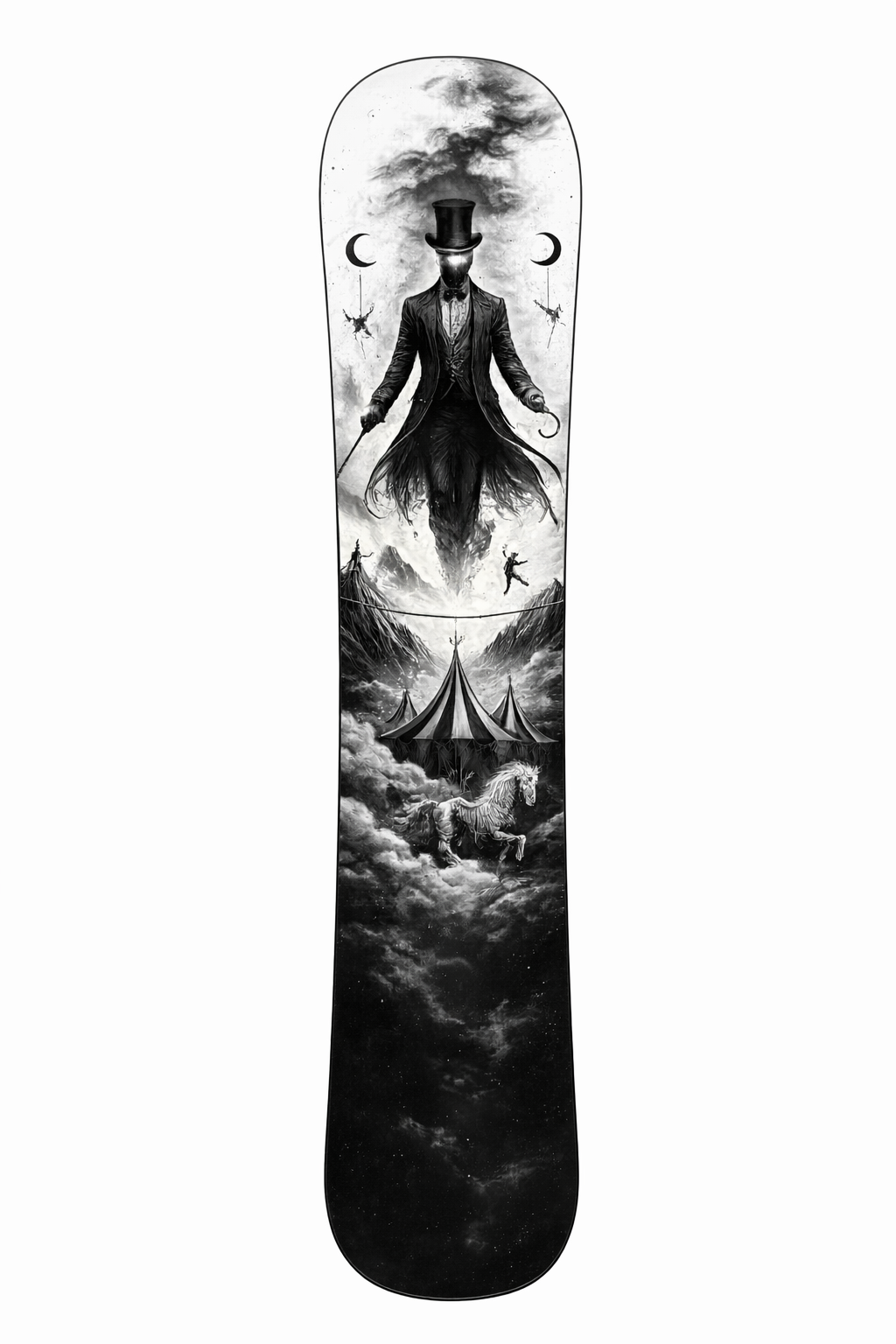 ''Surreal Circus '' Custom One-Off Snowboard