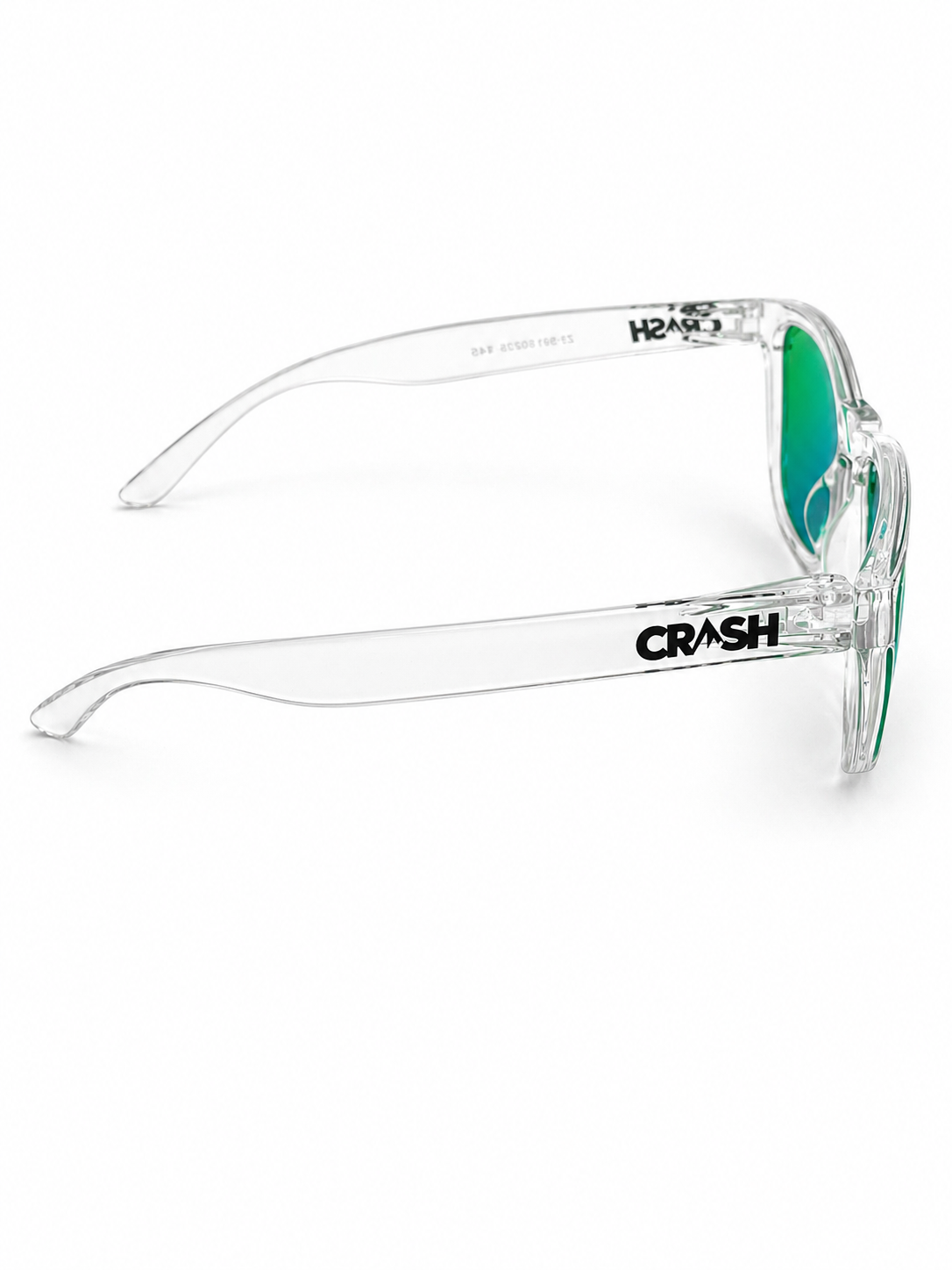 Crash Transparent Green Sunglasses