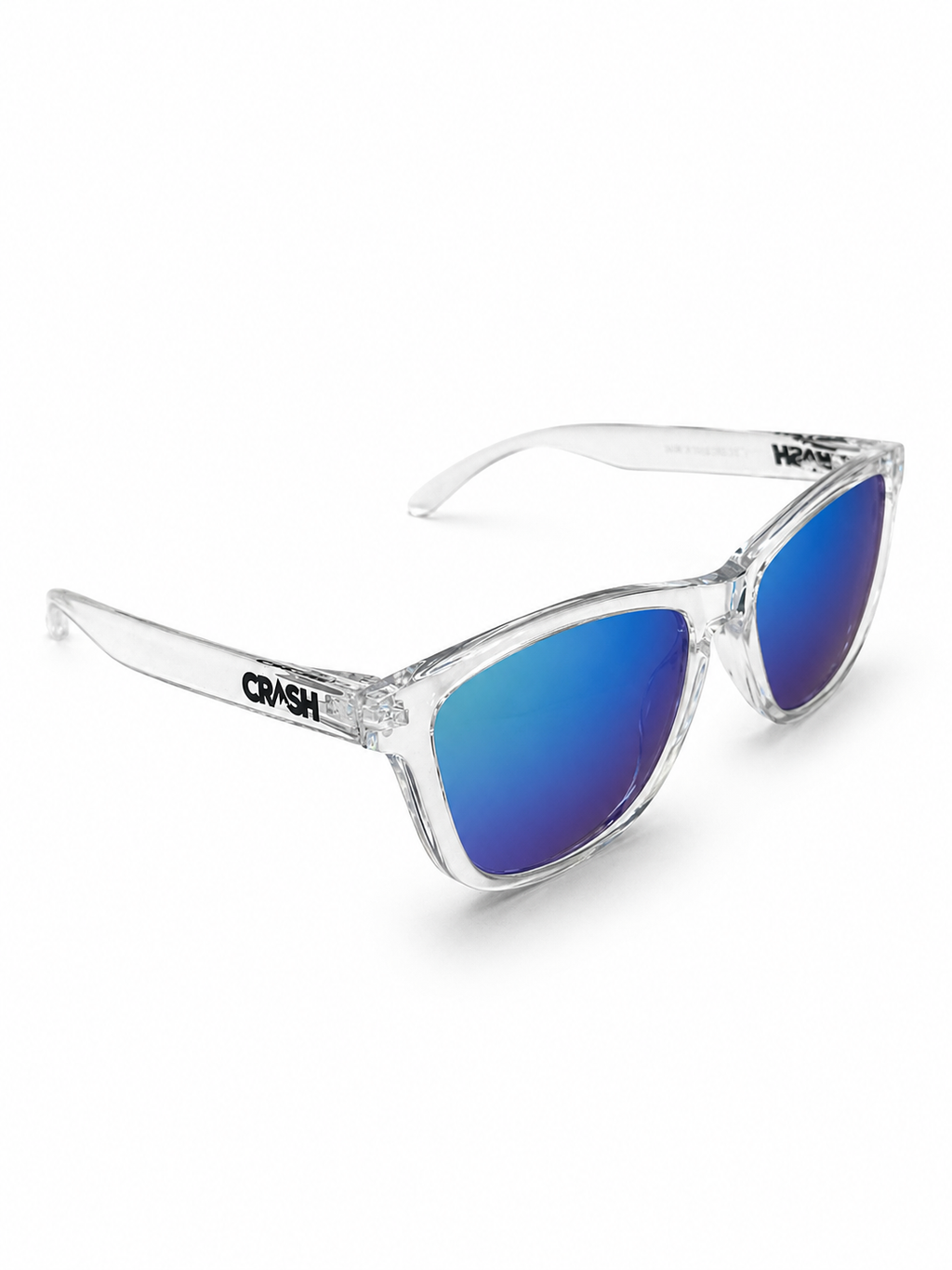 Crash Transparent Blue Sunglasses