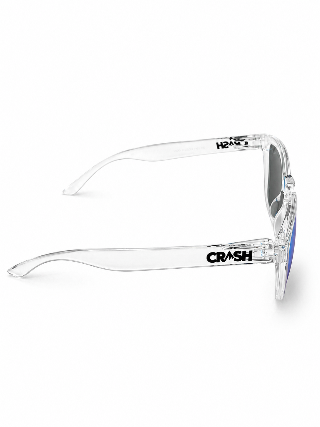 Crash Transparent Blue Sunglasses