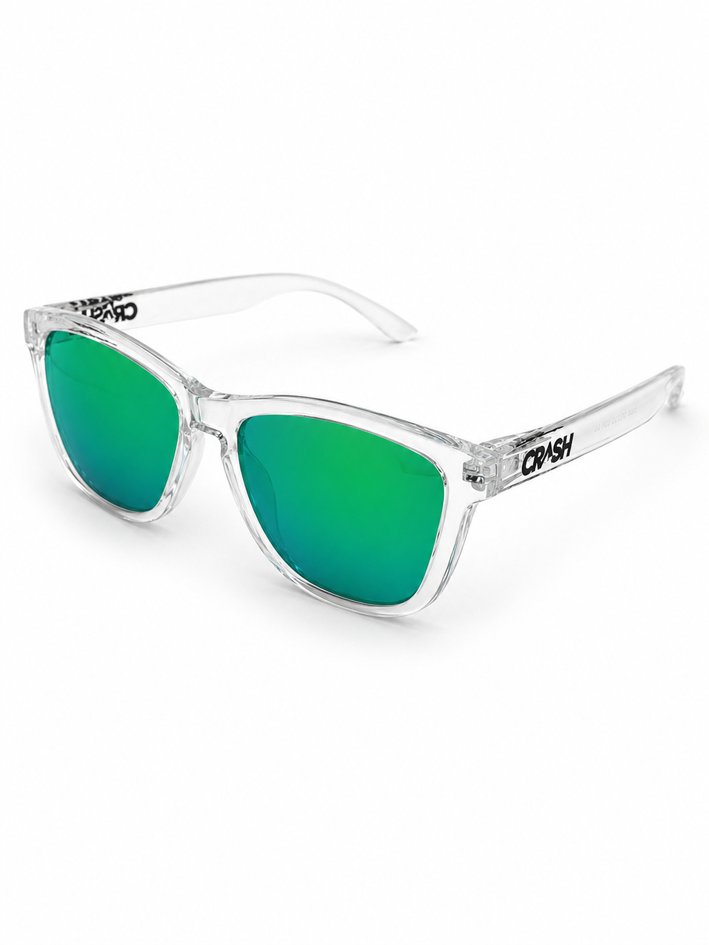 Crash Transparent Green Sunglasses
