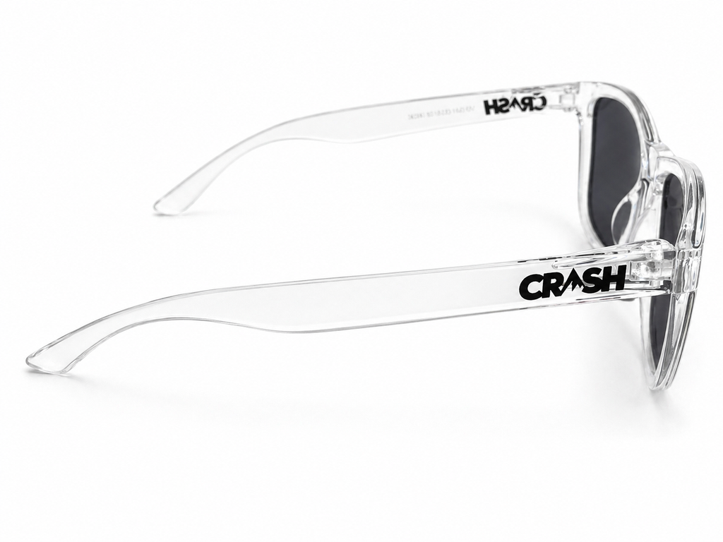 Crash Transparent Purple Sunglasses