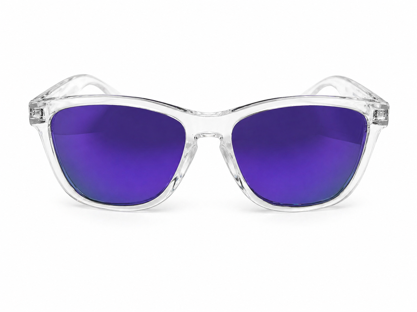 Crash Transparent Purple Sunglasses