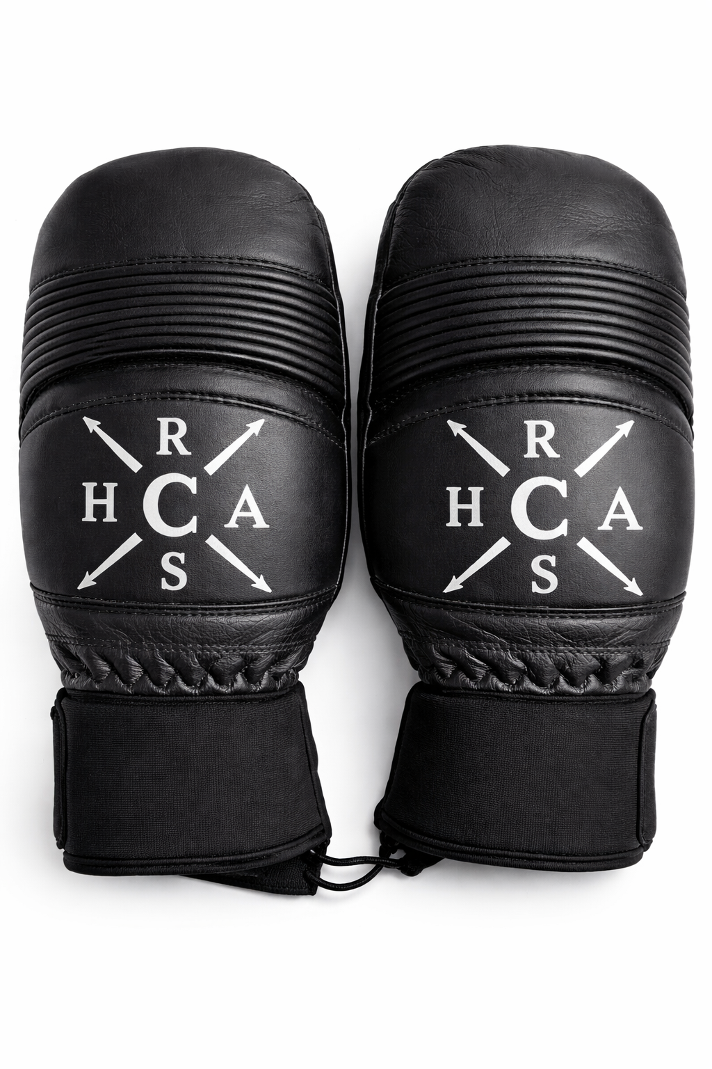 Blackout Leather Mitts