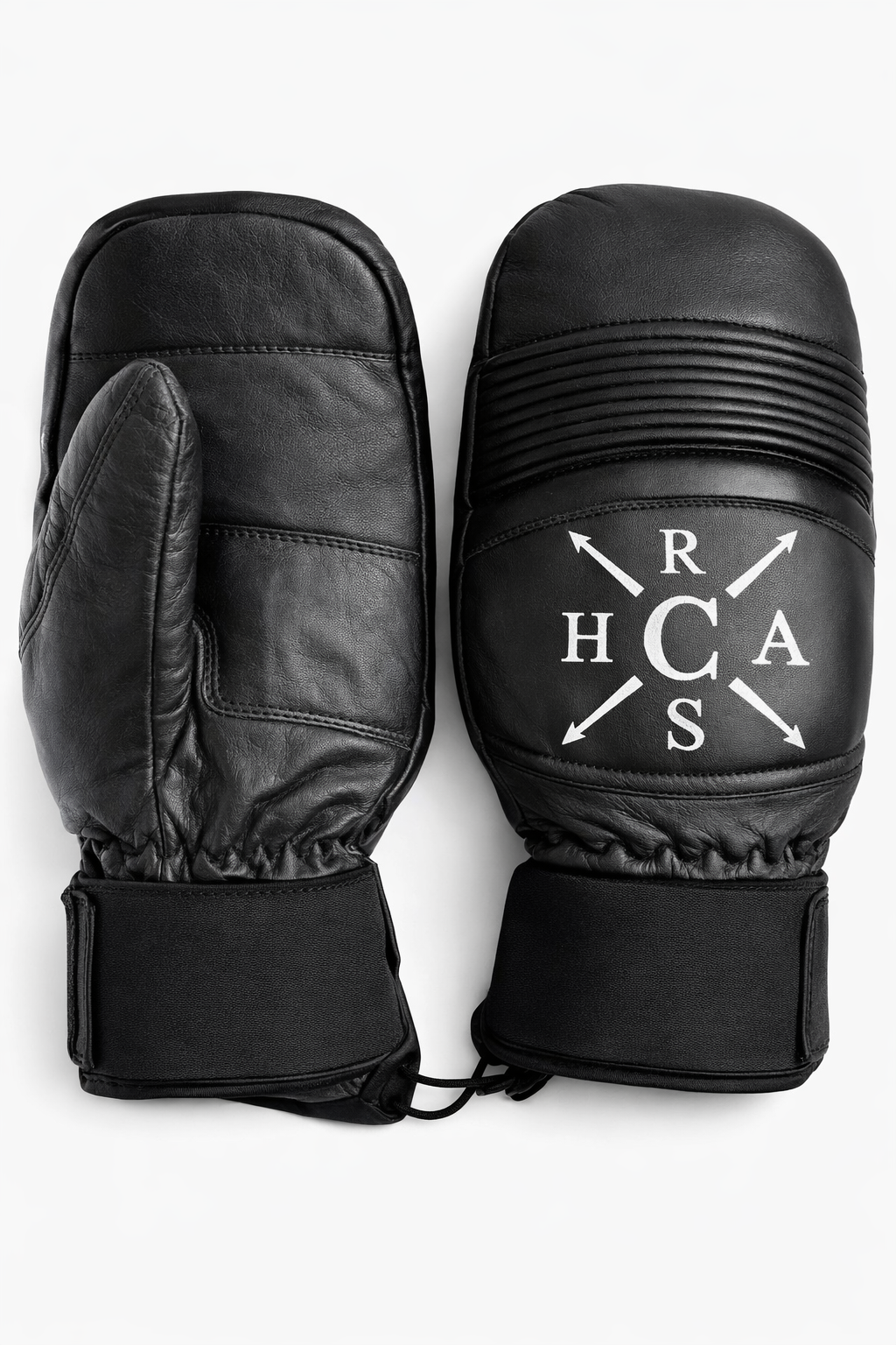 Blackout Leather Mitts