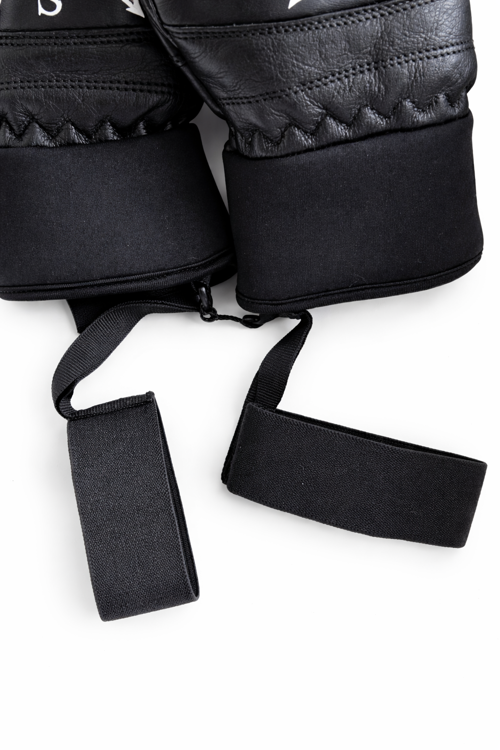 Blackout Leather Mitts