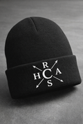 Black Compass Beanie
