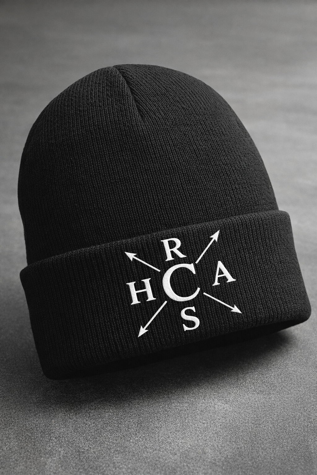 Black Compass Beanie