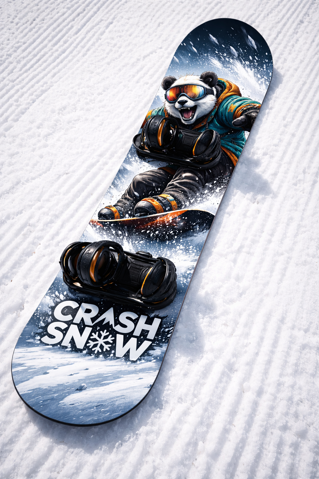 “Snowbound Panda” Custom One-Off Snowboard