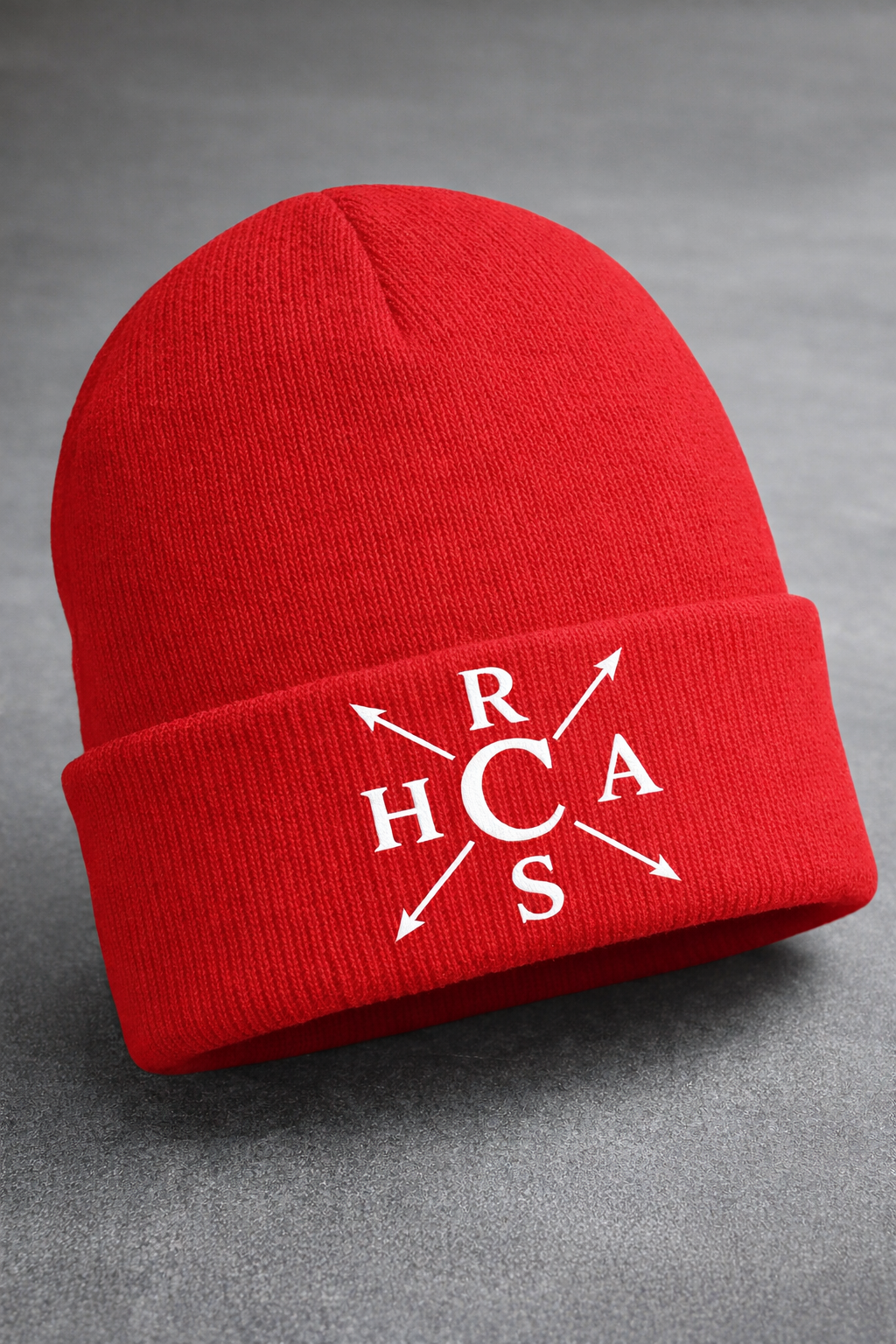 Red Compass Beanie