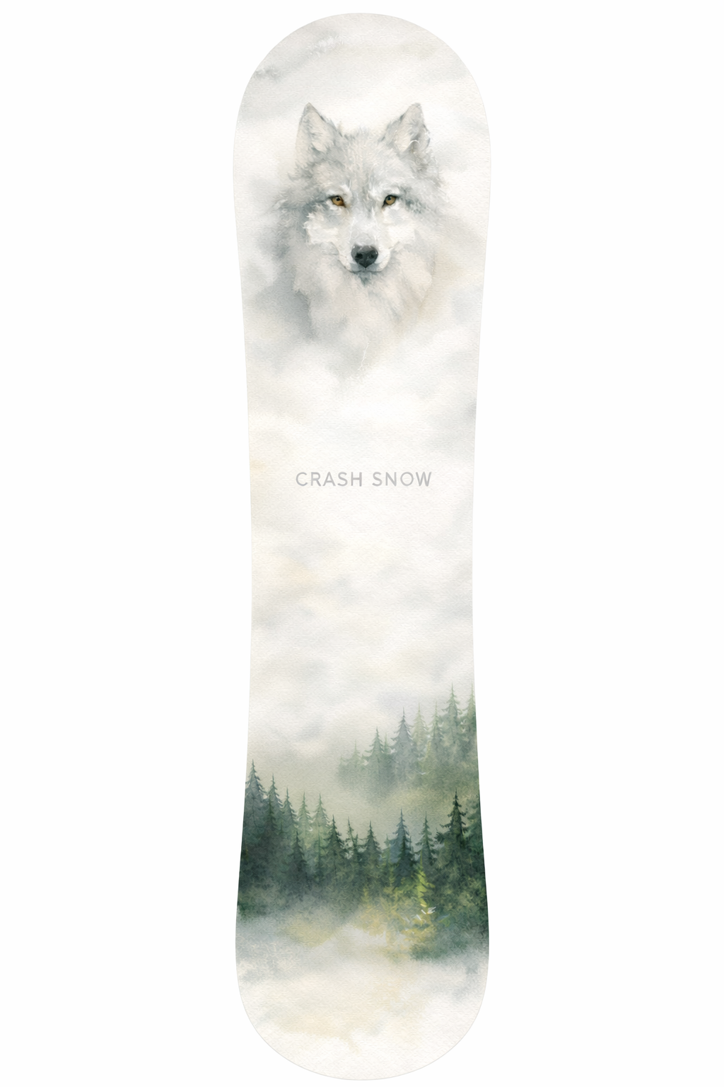 “Wolf in Mist” Custom One-Off Snowboard